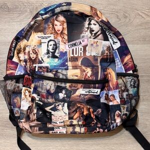Rare Trendy Taylor Swift Collage Print Backpack